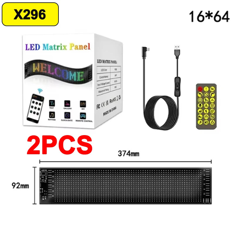 NEVO Eyes – פאנל LED לחלון הרכב