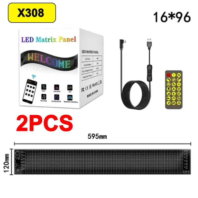 NEVO Eyes – פאנל LED לחלון הרכב