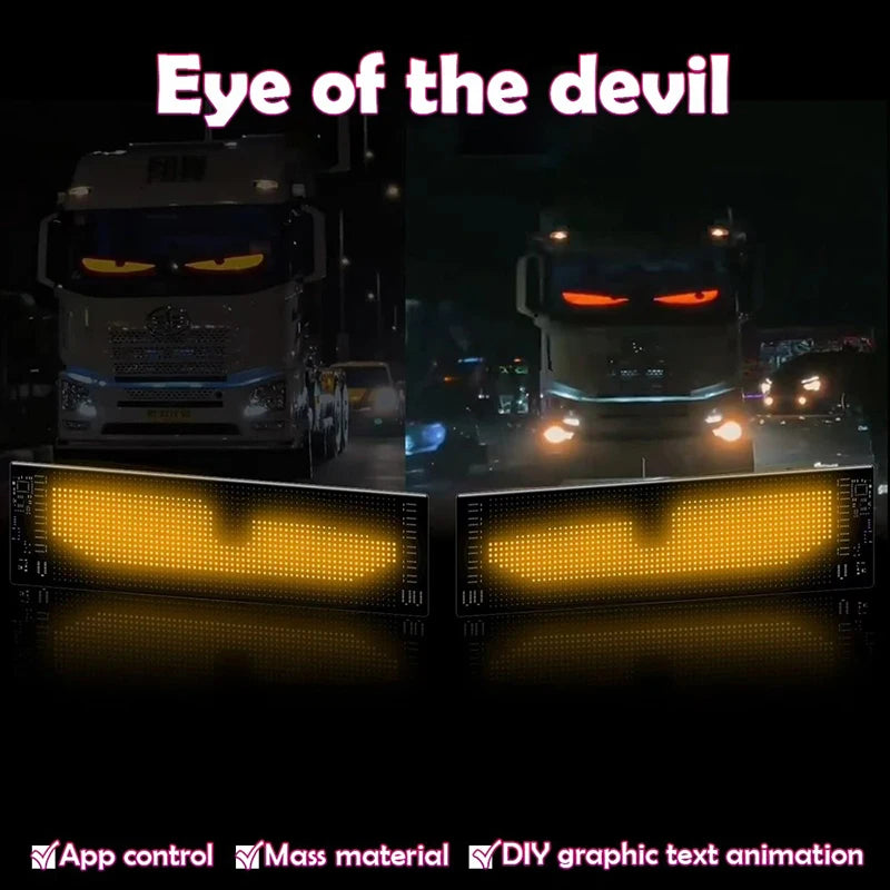 NEVO Eyes – פאנל LED לחלון הרכב