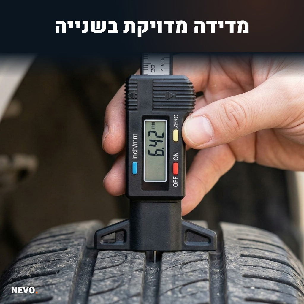 מדידת עומק צמיג